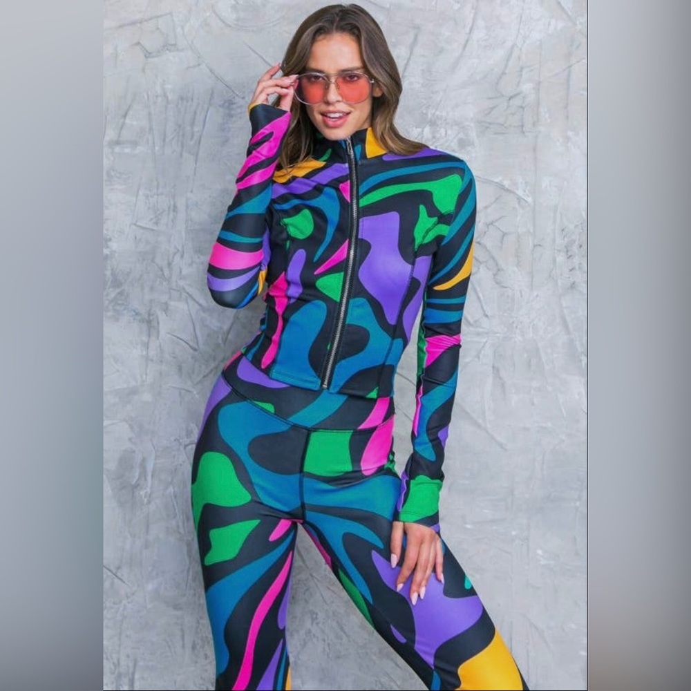 Dani Printed Scuba Tracksuit
